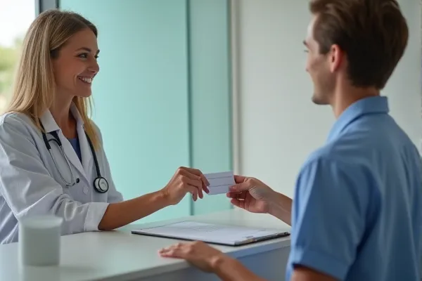 Patient receiving medical care without paying a co-pay or deductible, illustrating the benefit of medical liens.